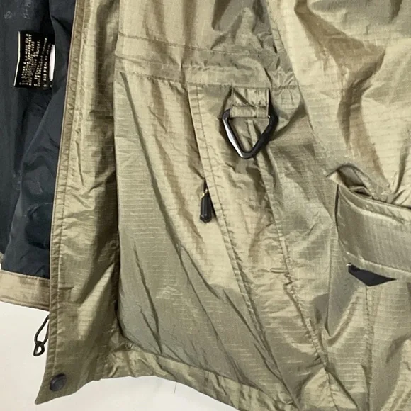 Eddie Bauer Ebtek Men’s Medium Hunter Green GoreTex Coat - Picture 6 of 7